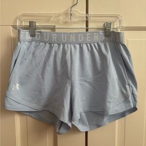 Under Armour Women's Light Blue Athletic Shorts